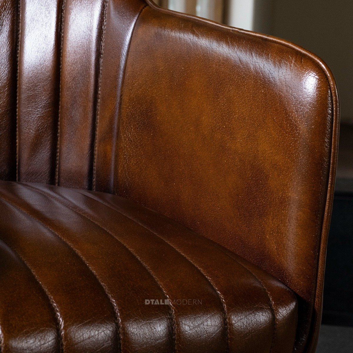 Leather accent chair modern hot sale