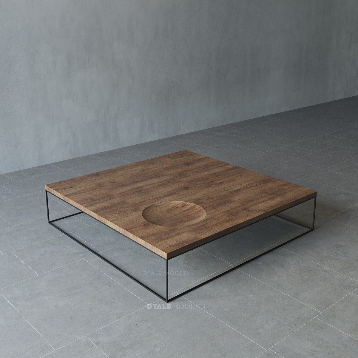 square herringbone coffee table