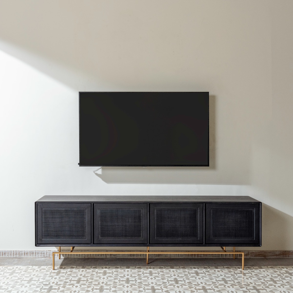 Buy Pravda Media Console-Carbon Black | Luxury Anniversary sale 40 Online